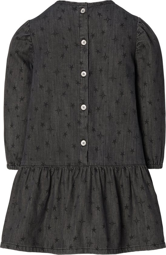 Noppies - Maat 134 -Jurk Kidsgrove - Dark Grey Wash