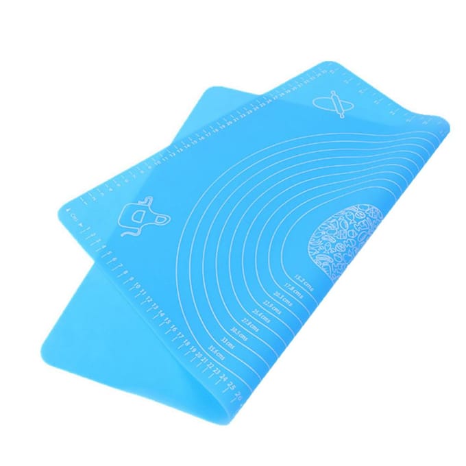 Siliconen Bakmat Deegrolmat Antislip Deegmat Bakplaat Liner Keuken Bakgereedschap blauw
