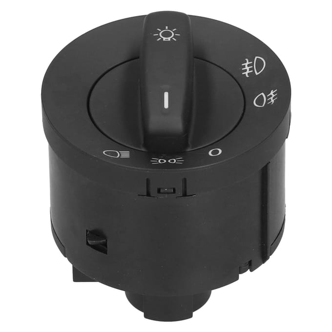 Interrupteur de Phare Commande de Phare Antibrouillard 5KD941431A Accessoire de Remplacement Adapté pour Caddy III EOS black