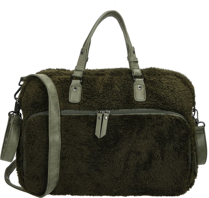 Enrico Benetti Teddy Luiertas / mombag / schoudertas 66655 - Olijf groen