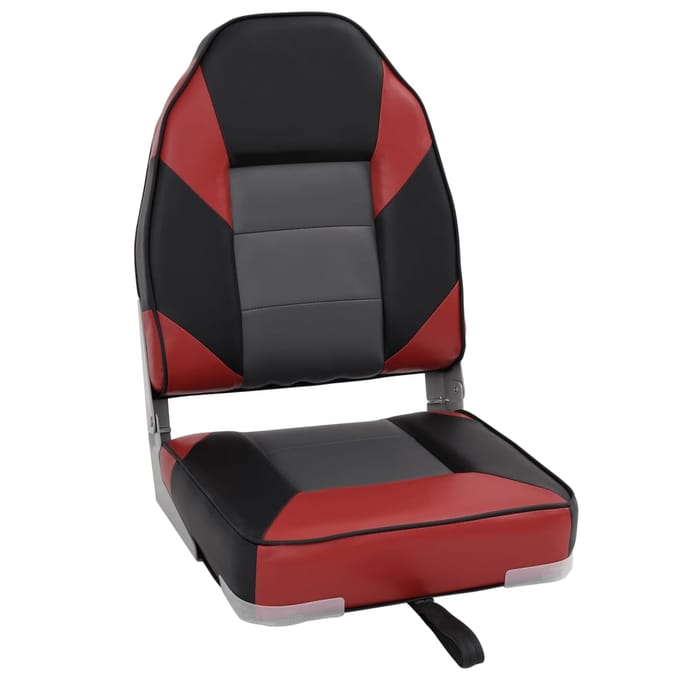 vidaXL - 2-delige - Bootstoelenset - met - hoge - rugleuning - inklapbaar