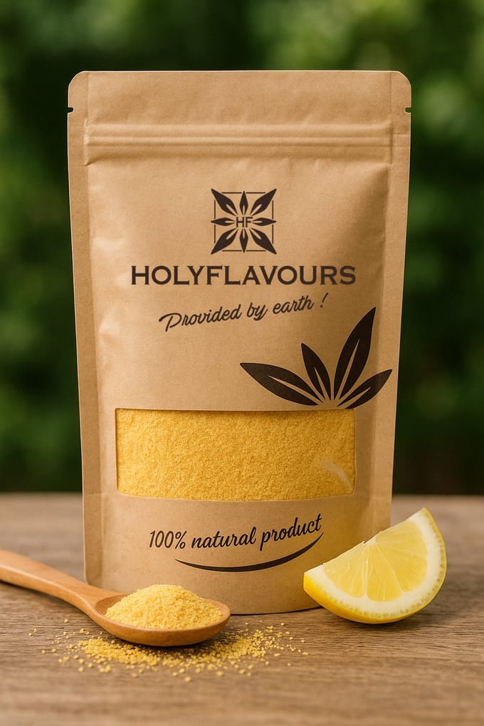 Citroenschil Poeder - 100 gram - Holyflavours