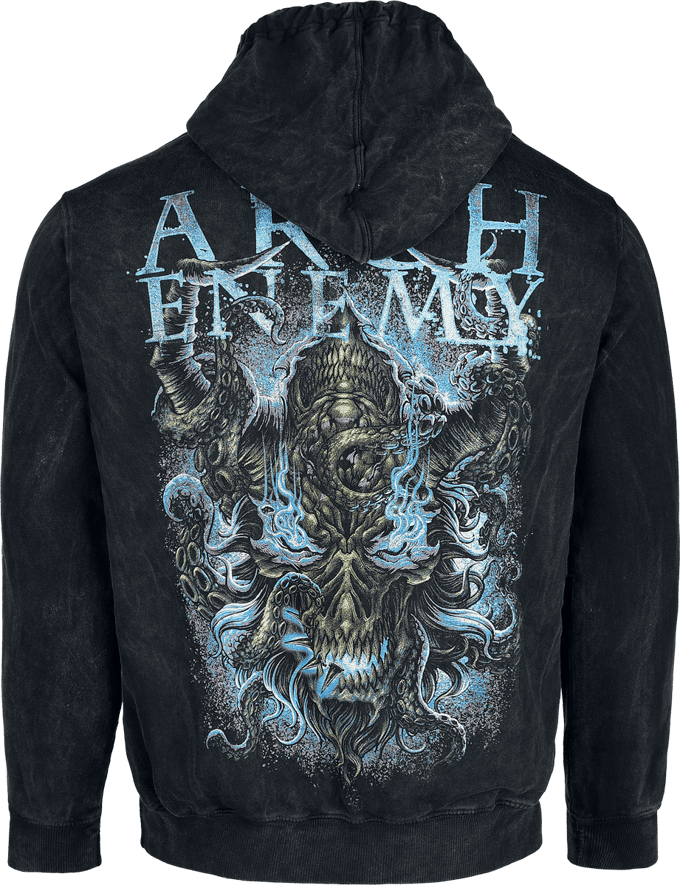 Arch Enemy Trui met capuchon - Saturnine - M - voor Mannen - zwart