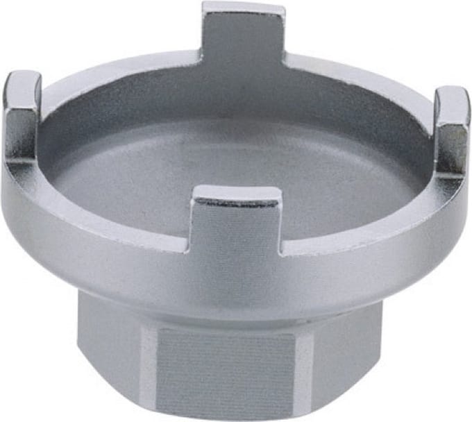IceToolz Freewheelafnemer 4-noks - Chroom-vanadium - Duurzaam - Geschikt voor 24mm moersleutel