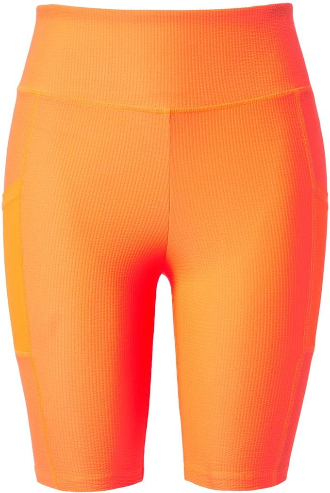 Ulla Popken - Dames - Legging - Neon-zalm - Maat 42+