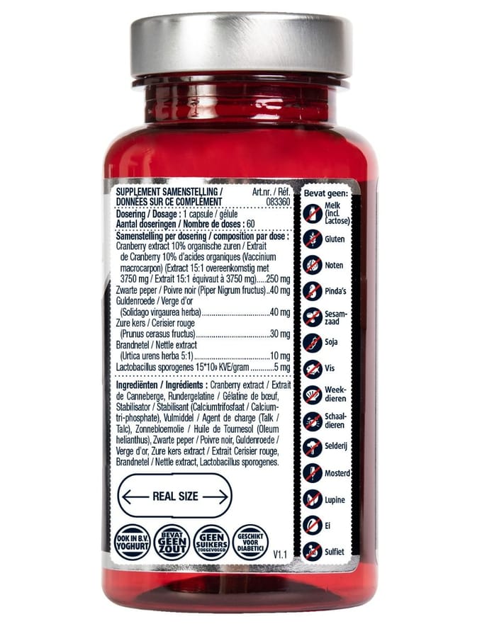 Lucovitaal Cranberry One a Day X-tra BE 60 capsules