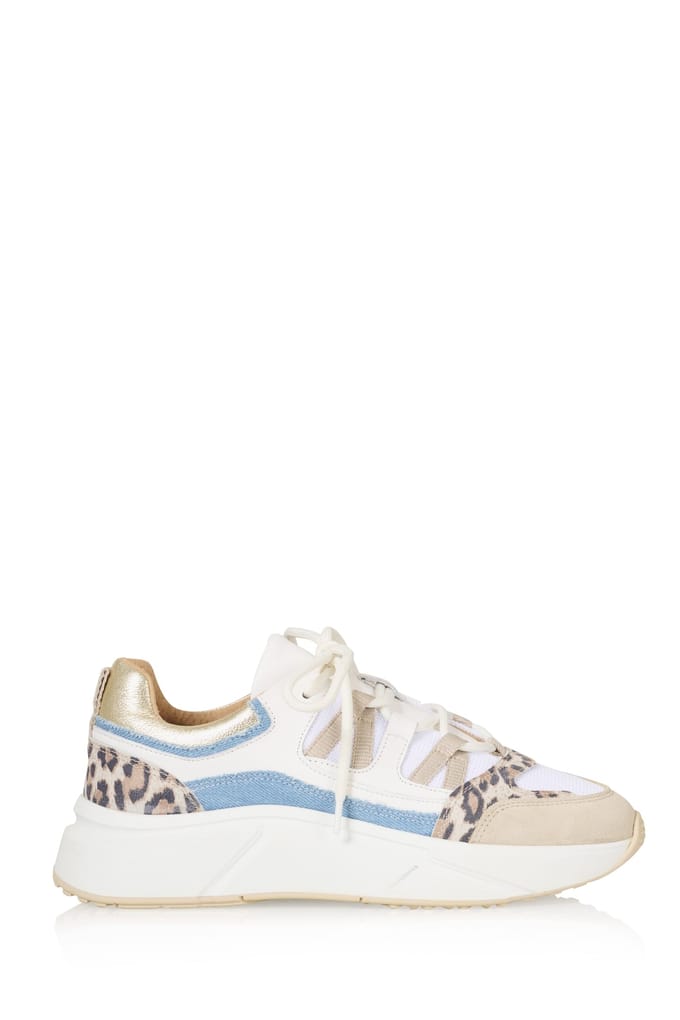 DWRS label Senja Leopard Sneaker Sand / White / Jeans Taglia: 36 | Sneakers Outlet | Donna | Marrone