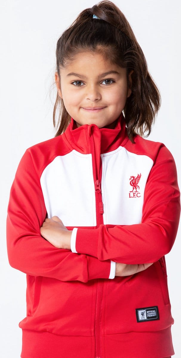Liverpool FC trainingspak voor kinderen - maat 128 - Voetbal - Rood - Polyester