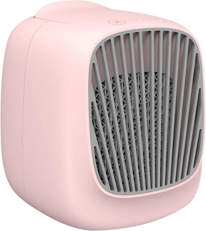 Draagbare Airco - Mini Koeler - Persoonlijke Koeling - Water Mist Functie - Desktop Formaat - Wit