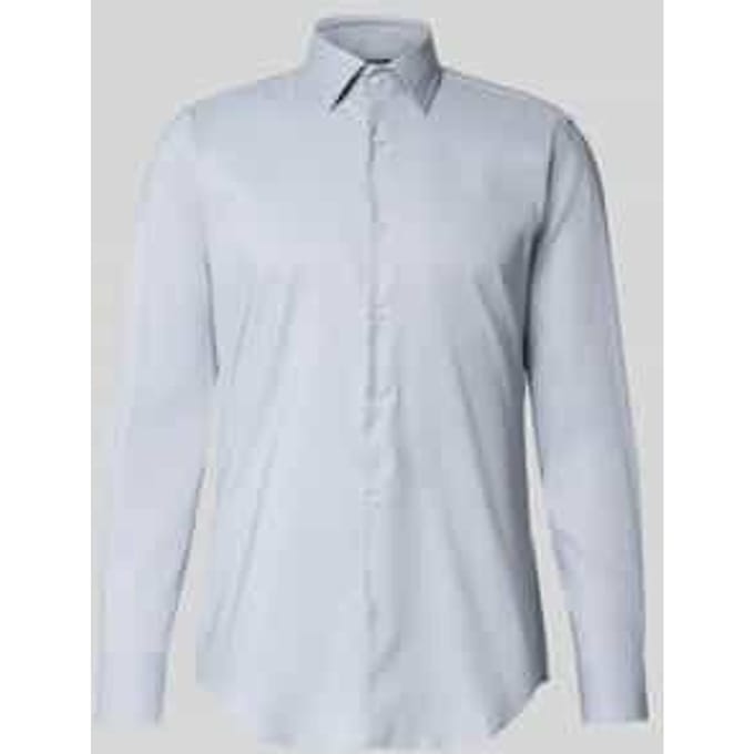 Slim Fit businessoverhemd van stretch-twill model 'P-HANK-KENT-C1-222'