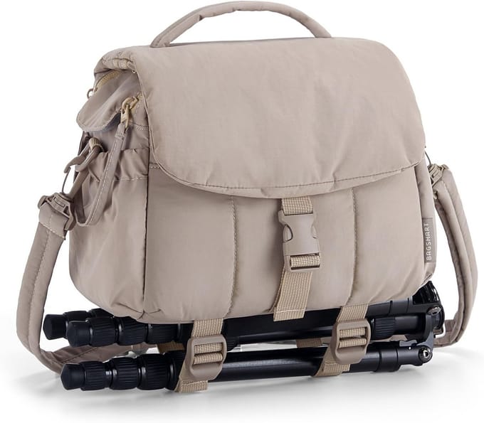 Compacte Spiegelreflex Cameratas - Lichtgewicht Crossbody Tas voor DSLR, Lens en Accessoires