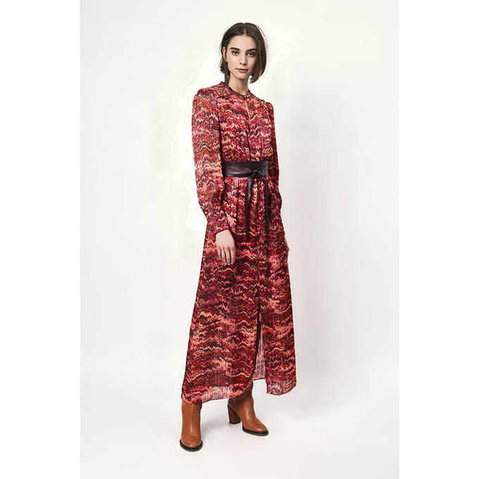 Dante6 Shadow Printed Midi Dress Multicolour Größe: 34 | Midikleider Outlet | Damen