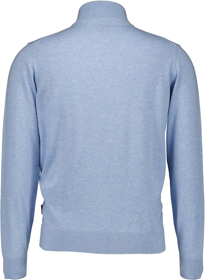 Bugatti - Trui Lichtblauw Bugatti Herren Pullover 1/1 Arm Lichtblauw 7500-15510e