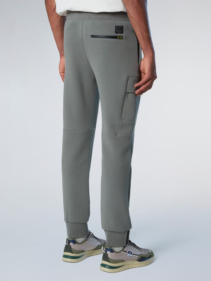North Sails Joggingbroek Piqué Scuba Stof met Cargo Style
