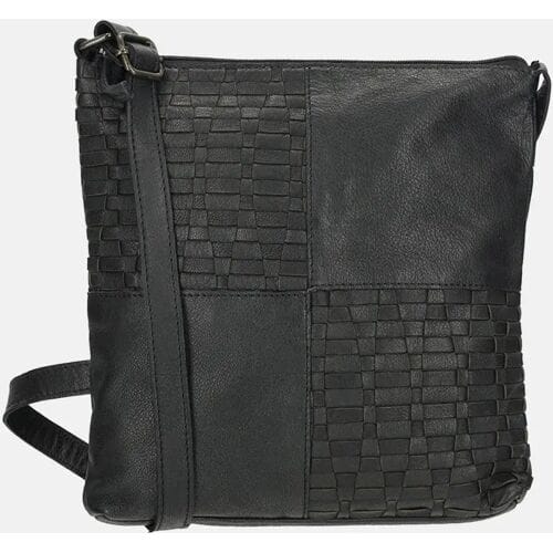 Enrico Benetti Sicily Leren Crossbodytas - Zwart