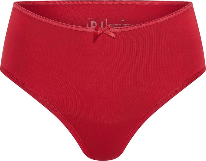 RJ Pure Color Dames Maxi String Donkerrood M