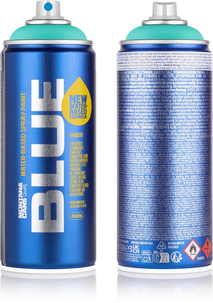 Montana BLUE Shining Mint Spuitbus 400ml
