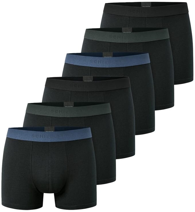 Schiesser Heren retro short / pant 6 pack 95/5 Cotton