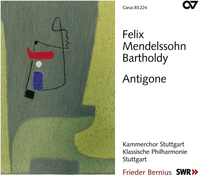 Kammerchor Stuttgart, Klassische Pholharmonie, Frieder Bernius - Mendelssohn: Antigone (CD)