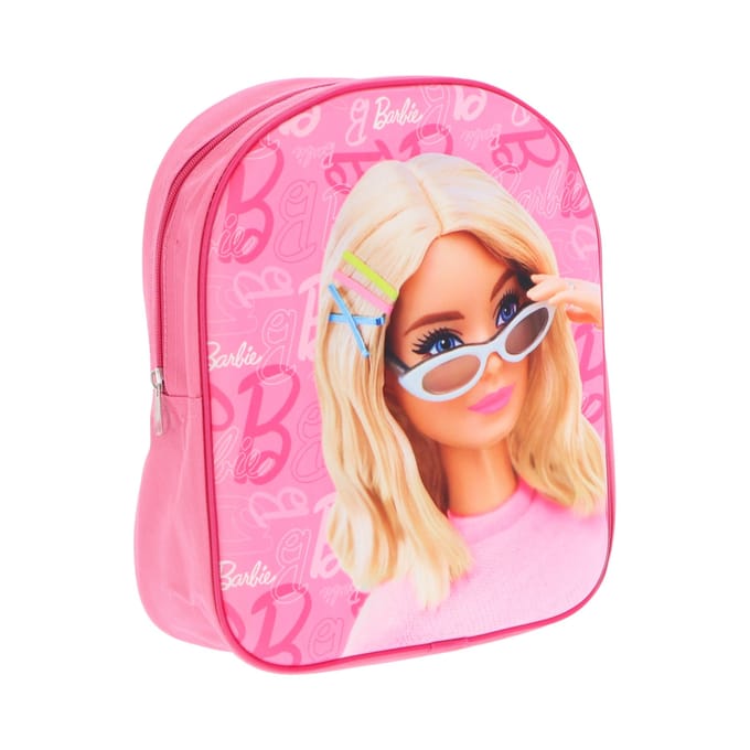Barbie 3D Rugzak - Schooltas - Polyester - Roze - Rugzak kind