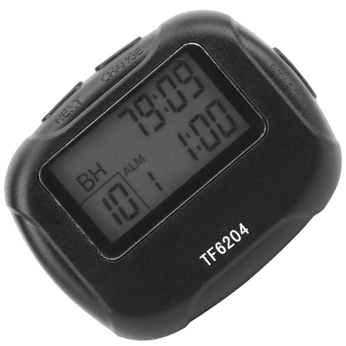 Elektronica Interval Timer ABS Segment Stopwatch voor Sport Yoga Bokstraining gray
