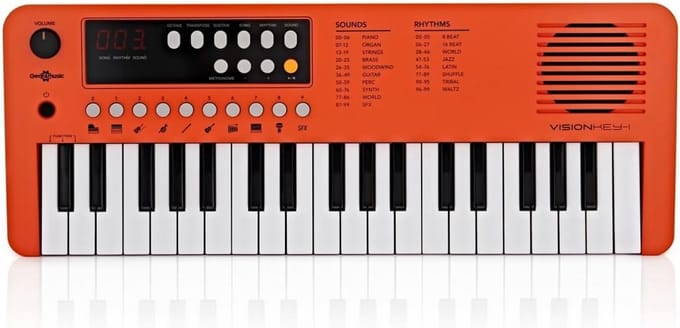 Mini elektrisch keyboard met 37 toetsen, draagbaar voor kinderen en beginners