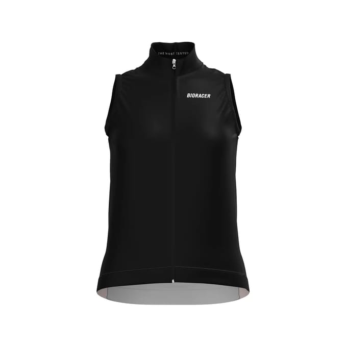Bioracer Icon - Windstopper Dames Zonder Mouw - Eclipse Black - Maat XL