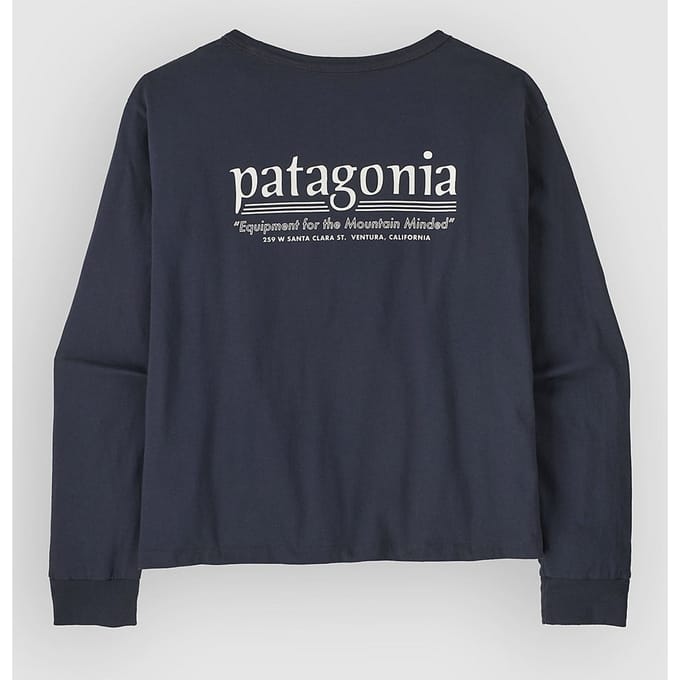 Patagonia L/S Hut Tripper Easy Cut T-Shirt blauw