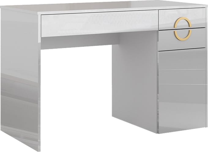 Vicco Adela Kaptafel – 115 cm met 3 laden Wit