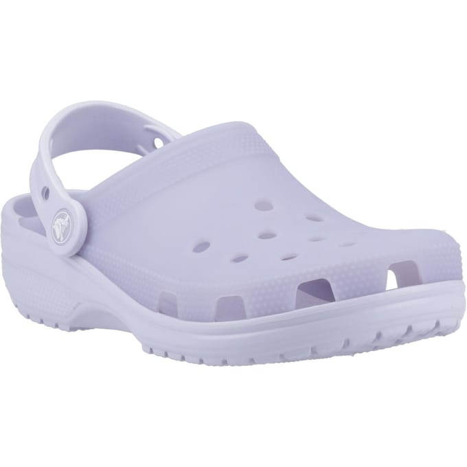 Crocs Classic Frosted Thermoplastische Paarse Maanklompen