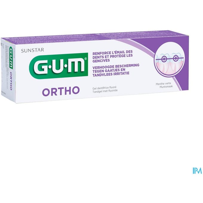 GUM Ortho 75 ml - Tandpasta - Munt - Gel