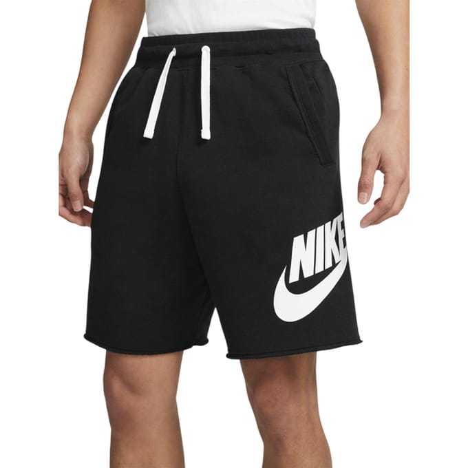 Nike Heren Club Aluin Korte Broek (Zwart, Wit)