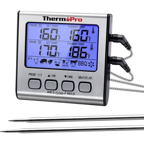 ThermoPro TP17 Barbecuethermometer Oven- en kerntemperatuur Grillen, °C /°F-weergave, Bakken