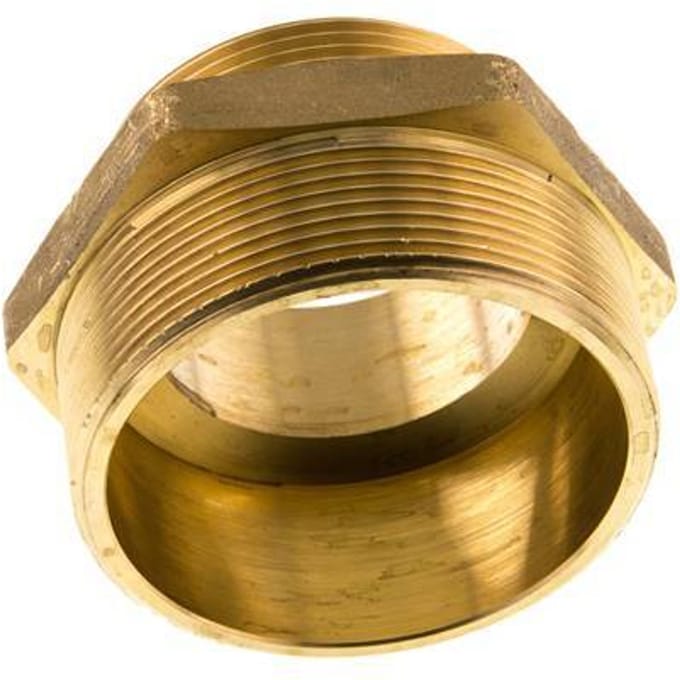 G 2 1/2'' x G 2'' Messing Borstnippel 16 Bar - FL2S-M-B-212G-200G