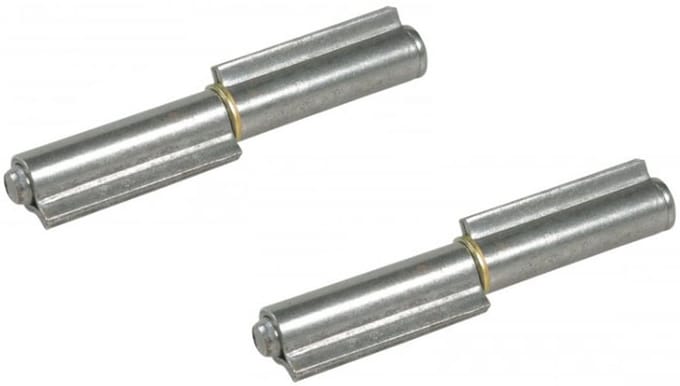 Scharnier 100 mm, stalen profiel, lasbaar, met verwijderbare pen