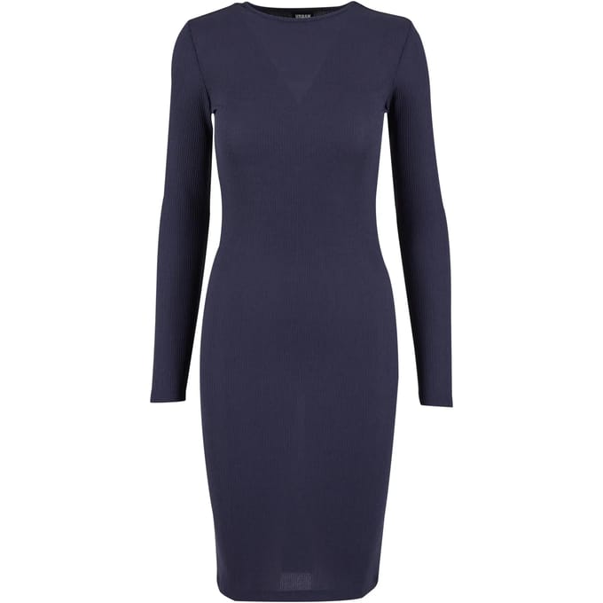 Urban Classics - Rib Kokerjurk - XL - Donkerblauw