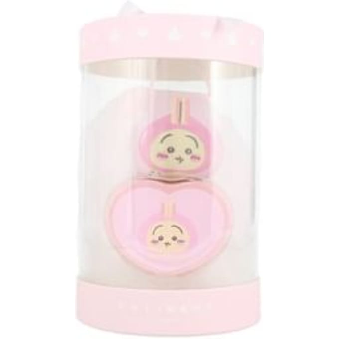 SHOBIDO - Chiikawa Bathtime Gift Sponge & Bath Fizz Usagi Citrus Peach - 2 pcs