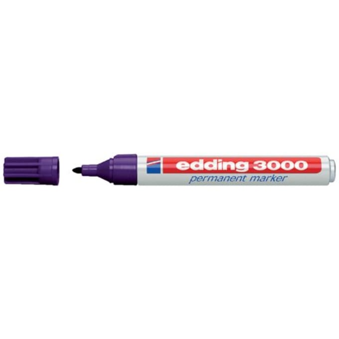 Viltstift edding 3000 rond 1.5-3mm violet