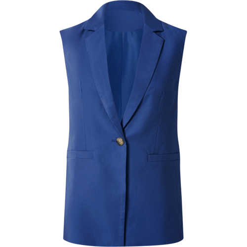 ESMARA Mouwloze dames blazer (Blauw, 38)