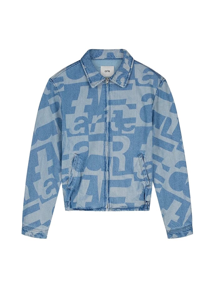 Jas Jeans Men Denim Allover Jacket Raw Denim
