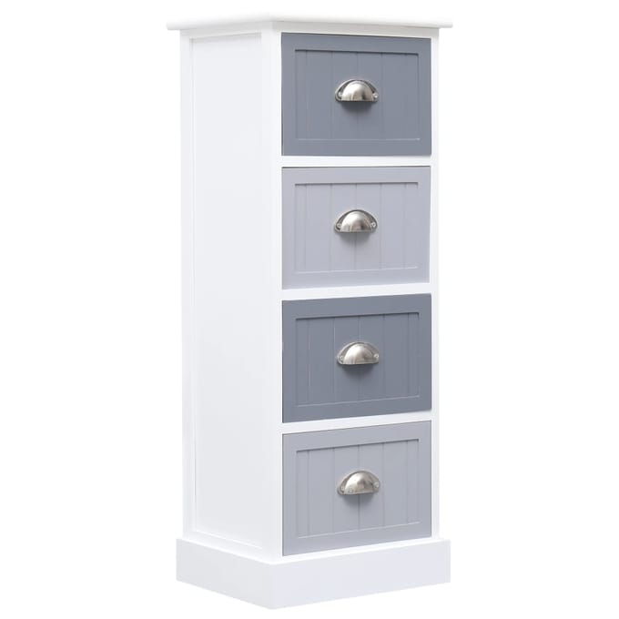 vidaXL - Bijzetkast - 35x30x90 - cm - paulowniahout