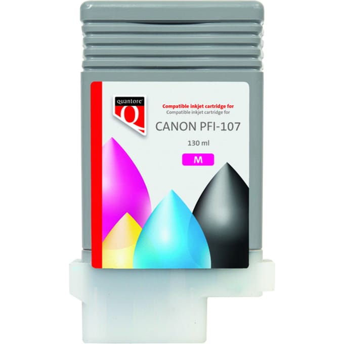 Inktcartridge Quantore alternatief tbv Canon PFI-107 rood