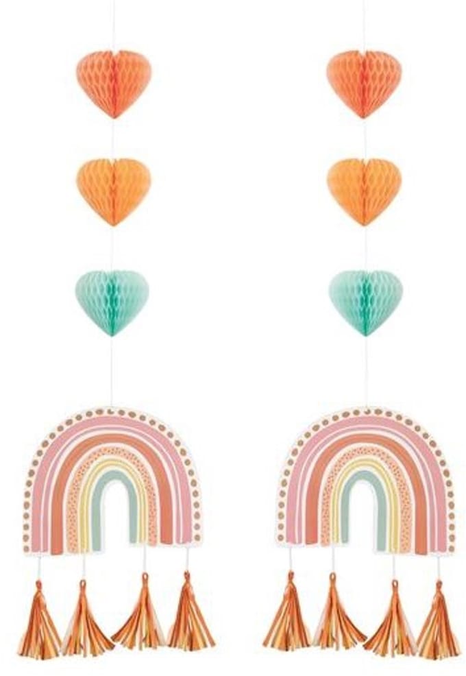 Hangdeco Boho rainbow 91x23cm 2st