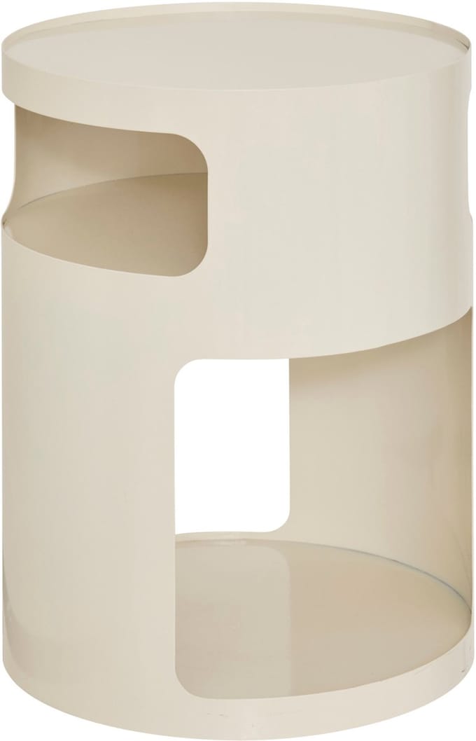 Atmosphera Ashdal Salontafel - Ø33xH45cm - Beige