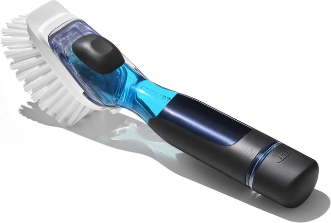 OXO - Afwasborstel - met zeepdispenser