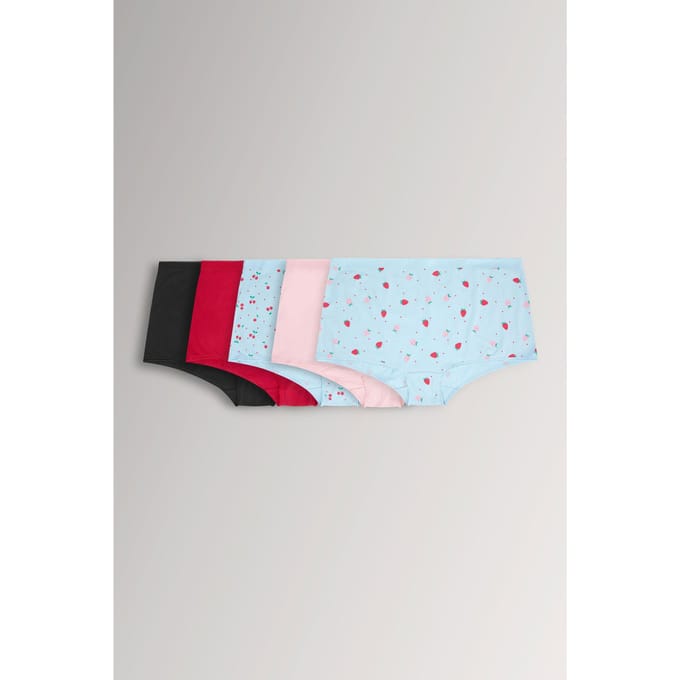 Yours 5Pack Blauwe Shorts Met Blueberryprint Size 62-64