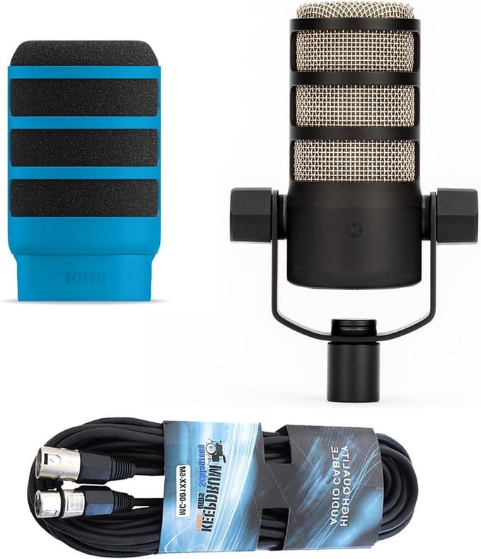 Professionele Microfoon - Sprekersmicrofoon Opname - Podcasts Opnemen - Geïntegreerde Zwenkhouder - 17 cm - Zwart