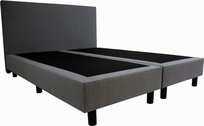 Bed4less Boxspring 180 x 200 cm - Losse Boxspring - Tweepersoons - Grijs