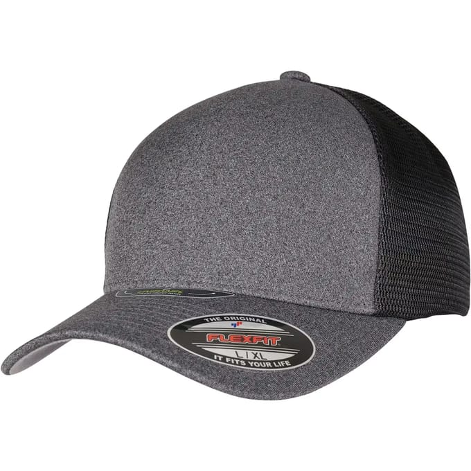 Urban Classics - UNIPANEL Flexfit pet - S/M - Grijs/Zwart