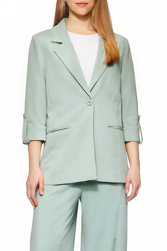 s.Oliver -qs Jackets Indoor Green Größe: 38 | Blazer Outlet | Damen | Grün